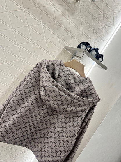 G*♥2025 new products are on sale Hooded printed jacket and shorts set