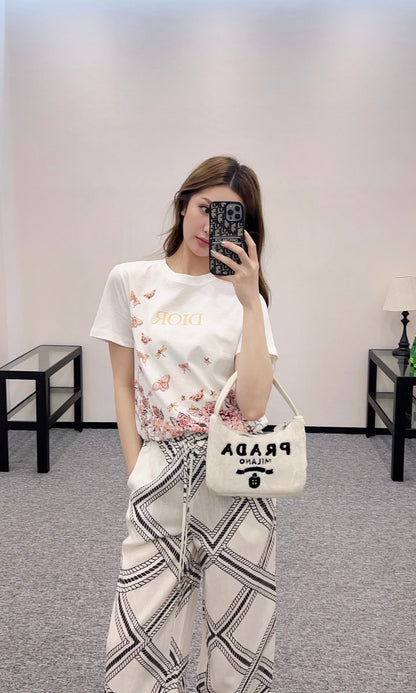 D*♥2025 new products are on sale Round neck letter print