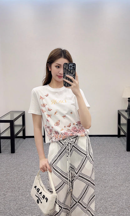 D*♥2025 new products are on sale Round neck letter print