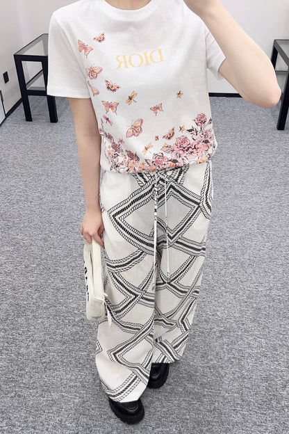 D*♥2025 new products are on sale Round neck letter print