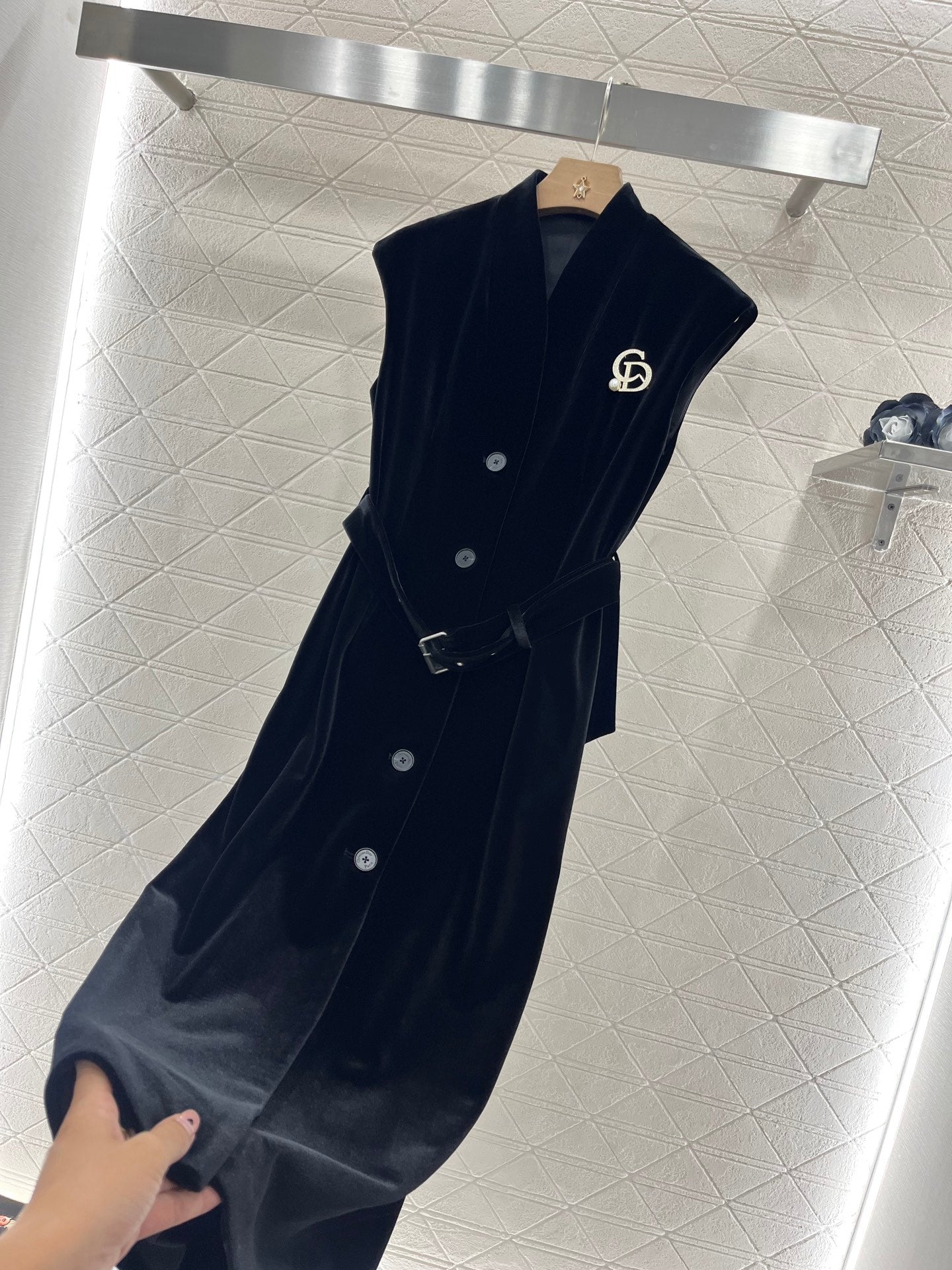 D*♥2025 new products Belt brooch dress