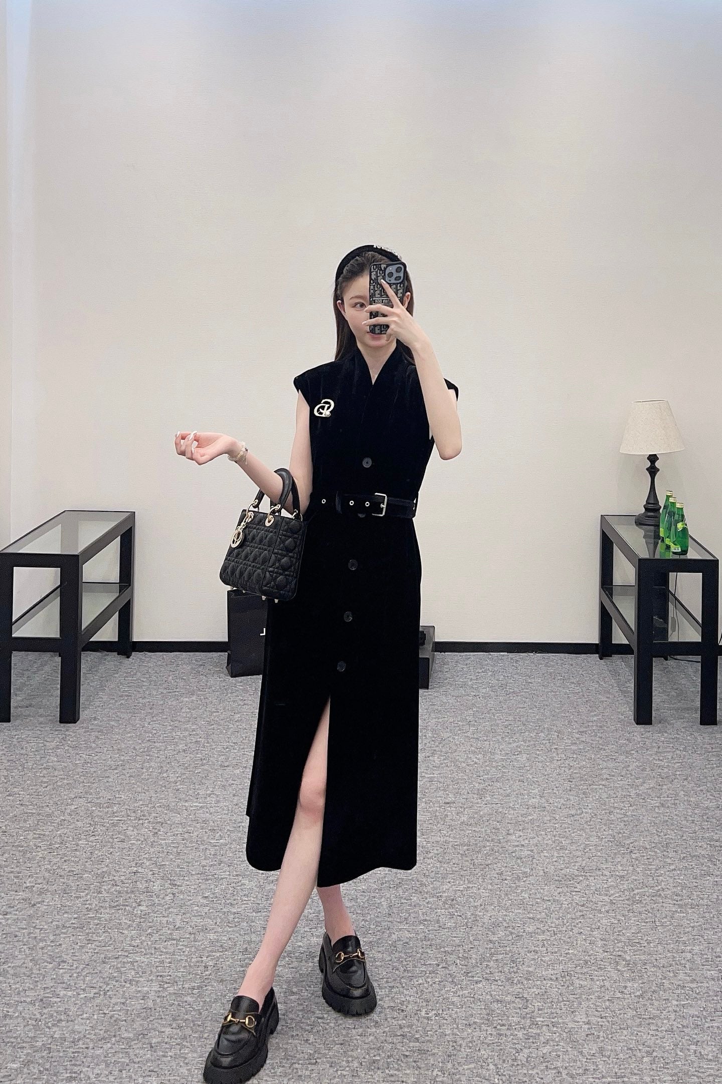 D*♥2025 new products Belt brooch dress