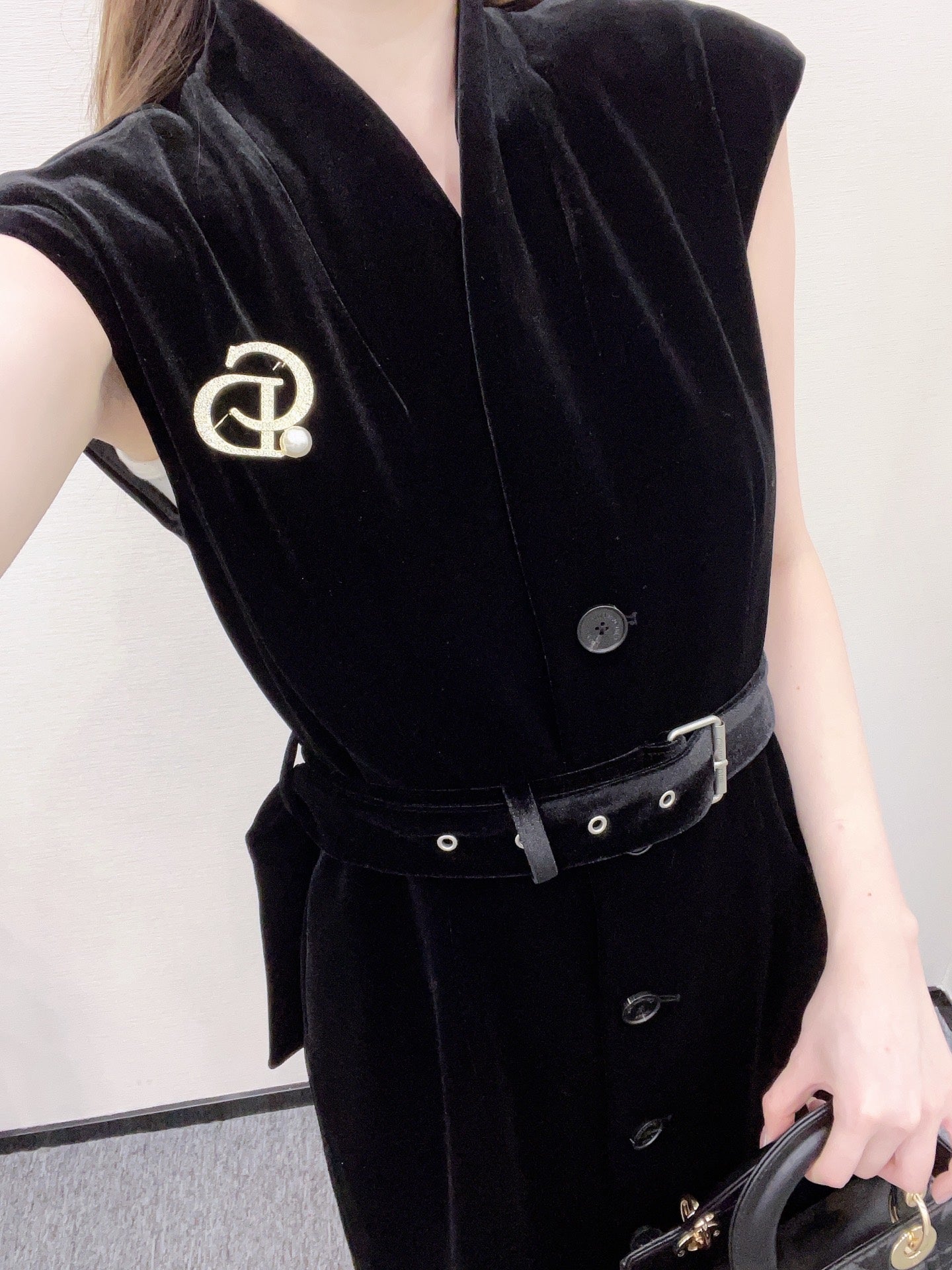 D*♥2025 new products Belt brooch dress