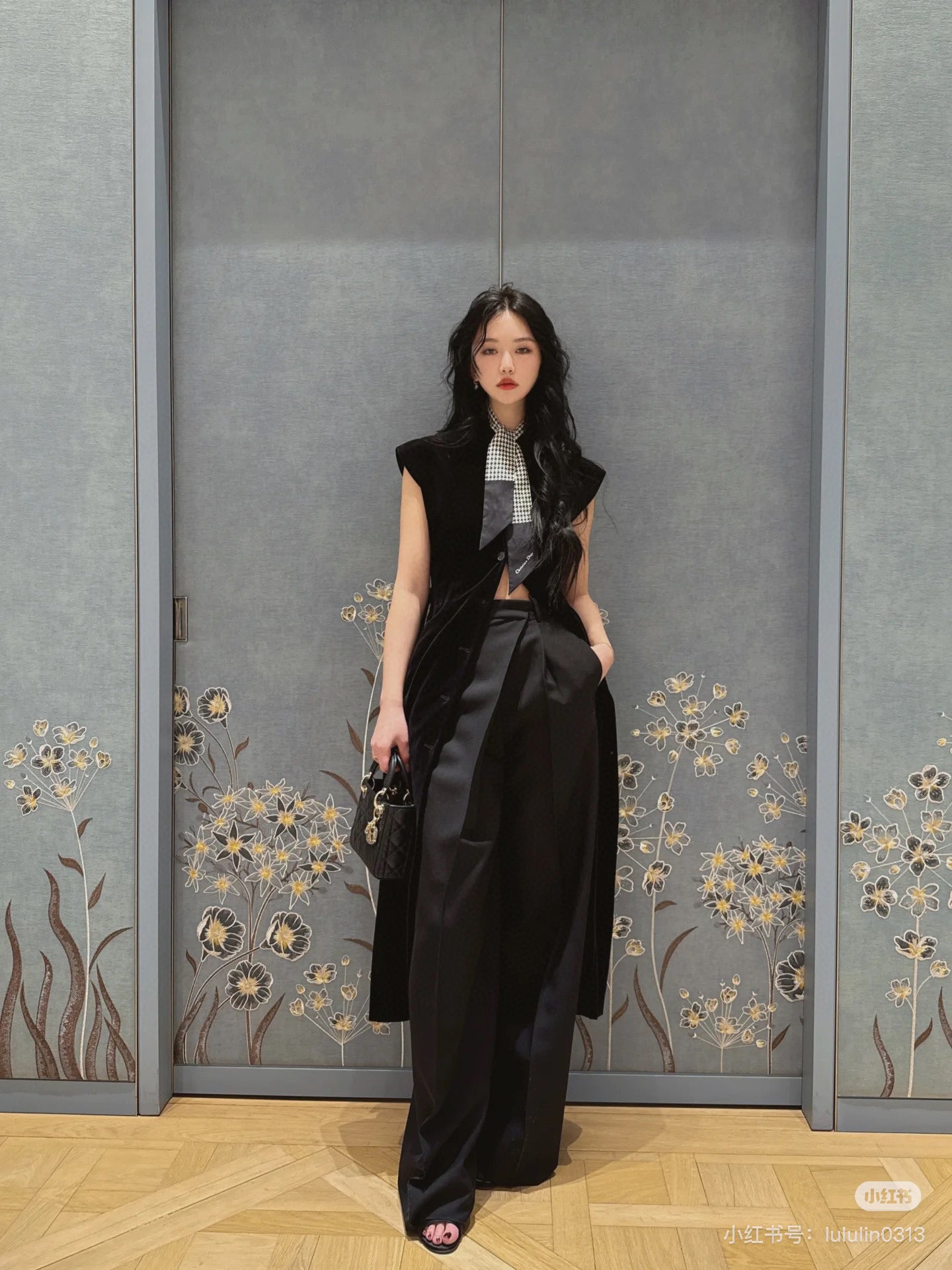 D*♥2025 new products are on sale Wide-leg deconstructed suit trousers