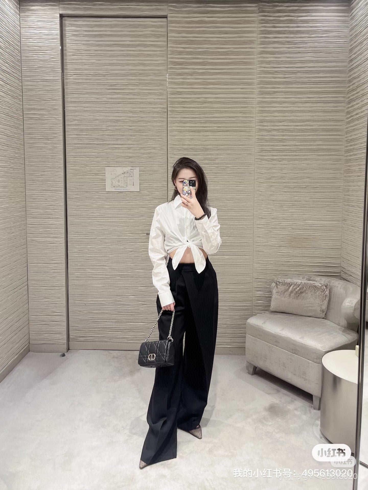 D*♥2025 new products are on sale Wide-leg deconstructed suit trousers