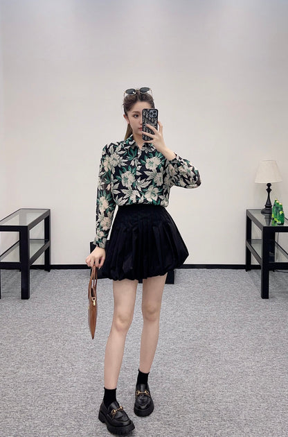 D*♥2025 new products Pleated puffy skirt