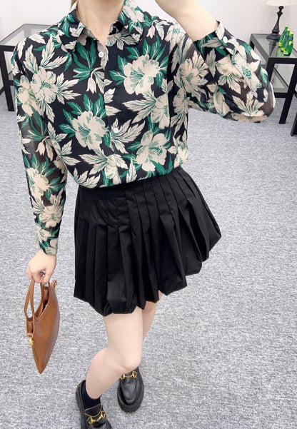 D*♥2025 new products Pleated puffy skirt