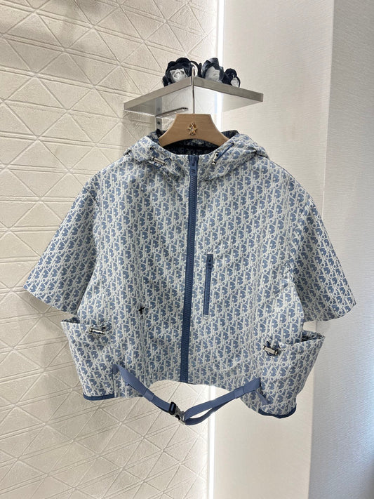 D*♥2025 new products are on sale Jacquard short-sleeved jacket