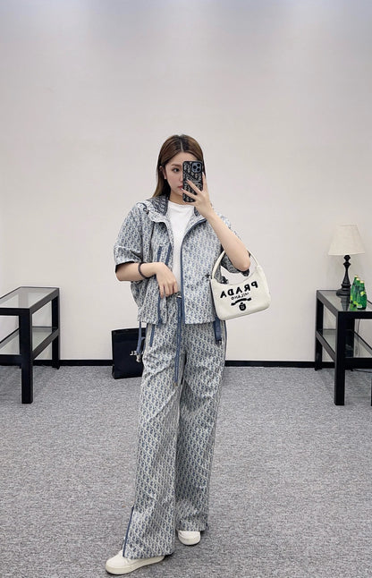 ♥D*♥2025 new products Jacquard combat trousers