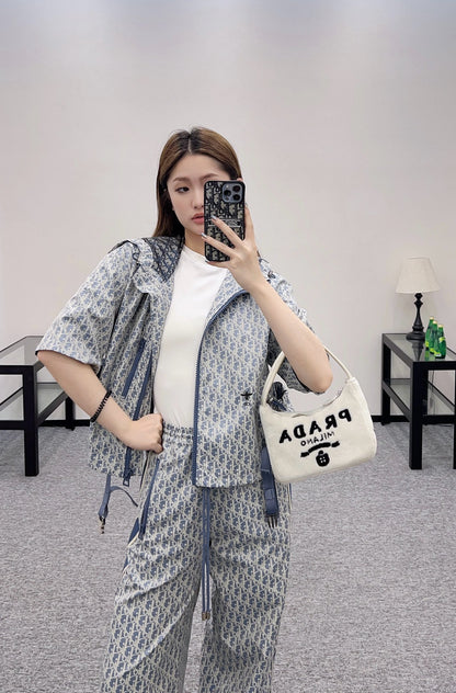 ♥D*♥2025 new products Jacquard combat trousers