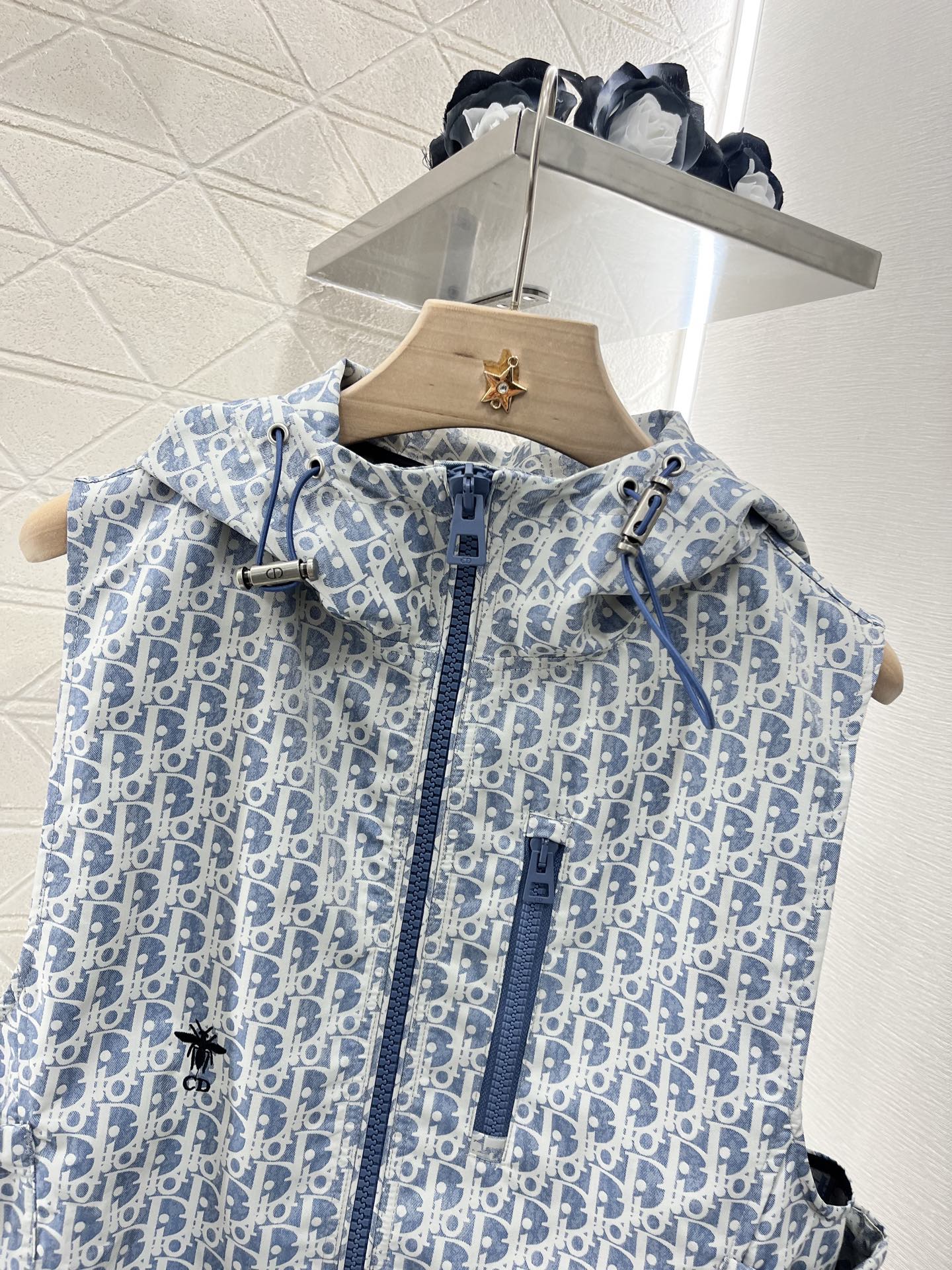 D*♥2025 new products are on sale Jacquard hooded assault vest set