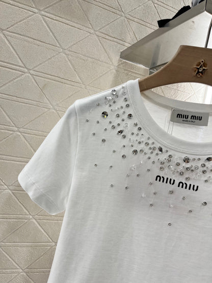Mi*mi*♥2025 new products are on sale Short rhinestone beaded letters