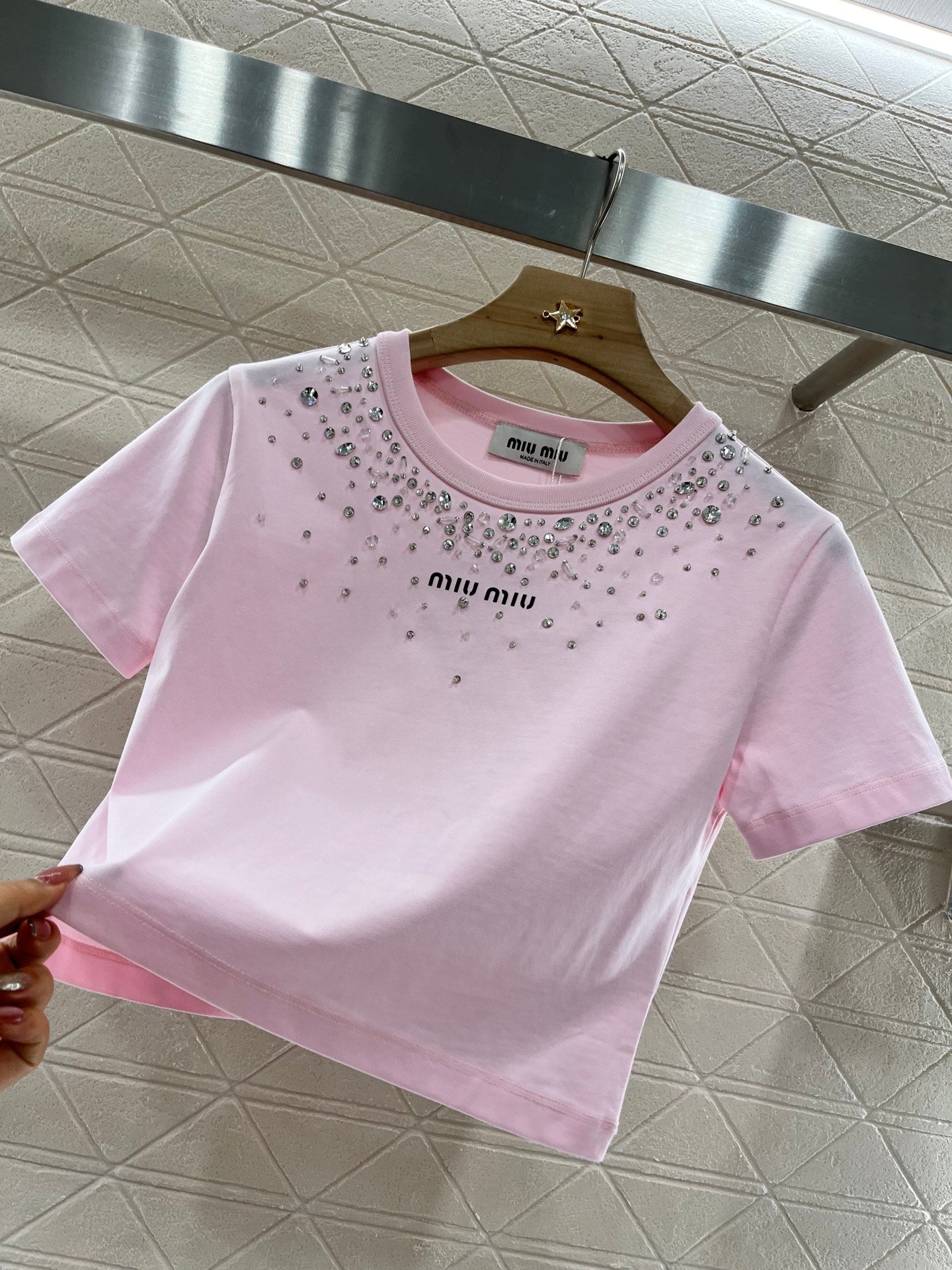 Mi*mi*♥2025 new products are on sale Short rhinestone beaded letters