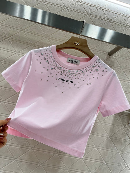 Mi*mi*♥2025 new products are on sale Short rhinestone beaded letters
