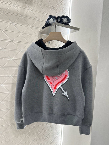 G*♥2025 new products are on sale Hooded drawstring sweatshirt and short skirt set