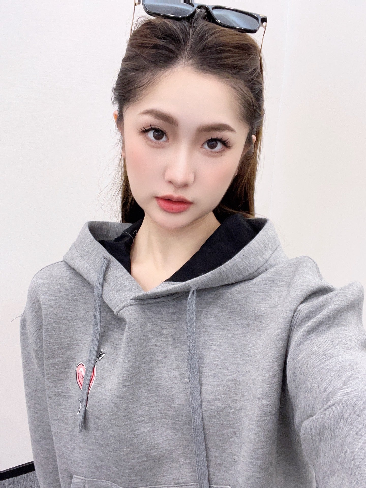 G*♥2025 new products are on sale Hooded drawstring sweatshirt and short skirt set