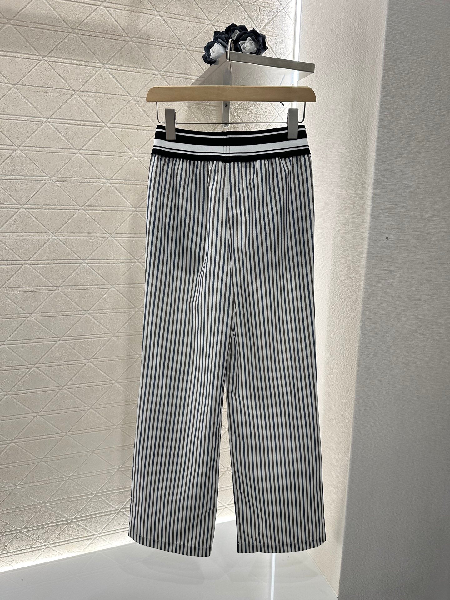P*♥2025 new products Striped short-sleeved shirt and trousers set