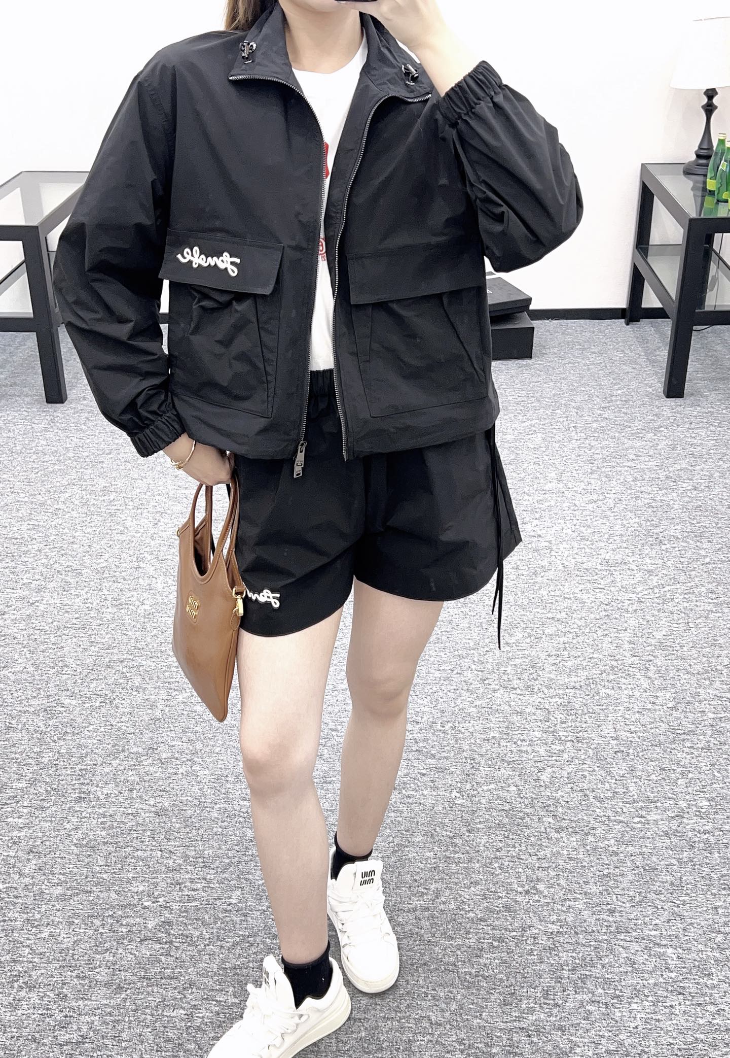 F*♥2025 new products Flight jacket and shorts set