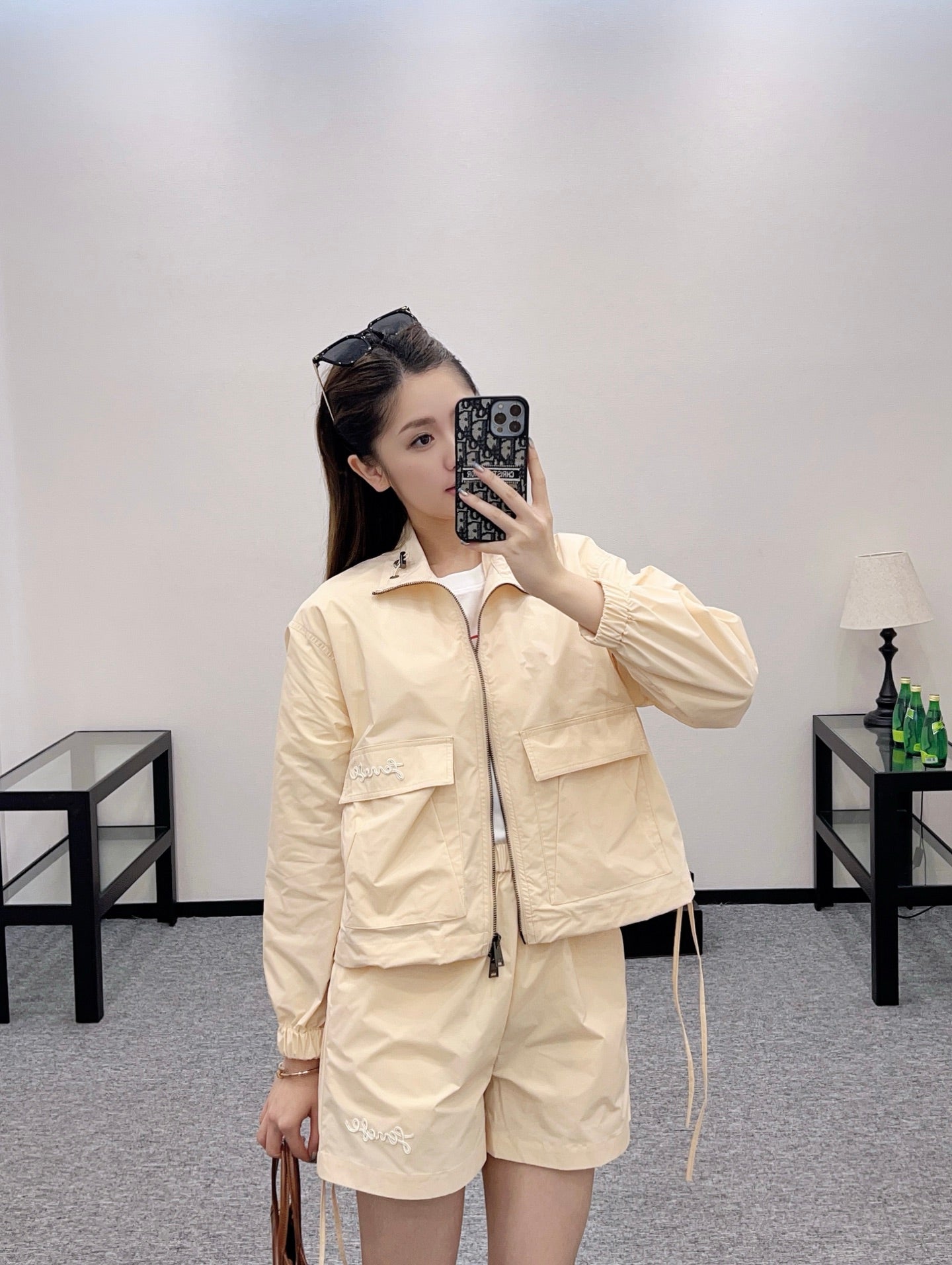 F*♥2025 new products Flight jacket and shorts set