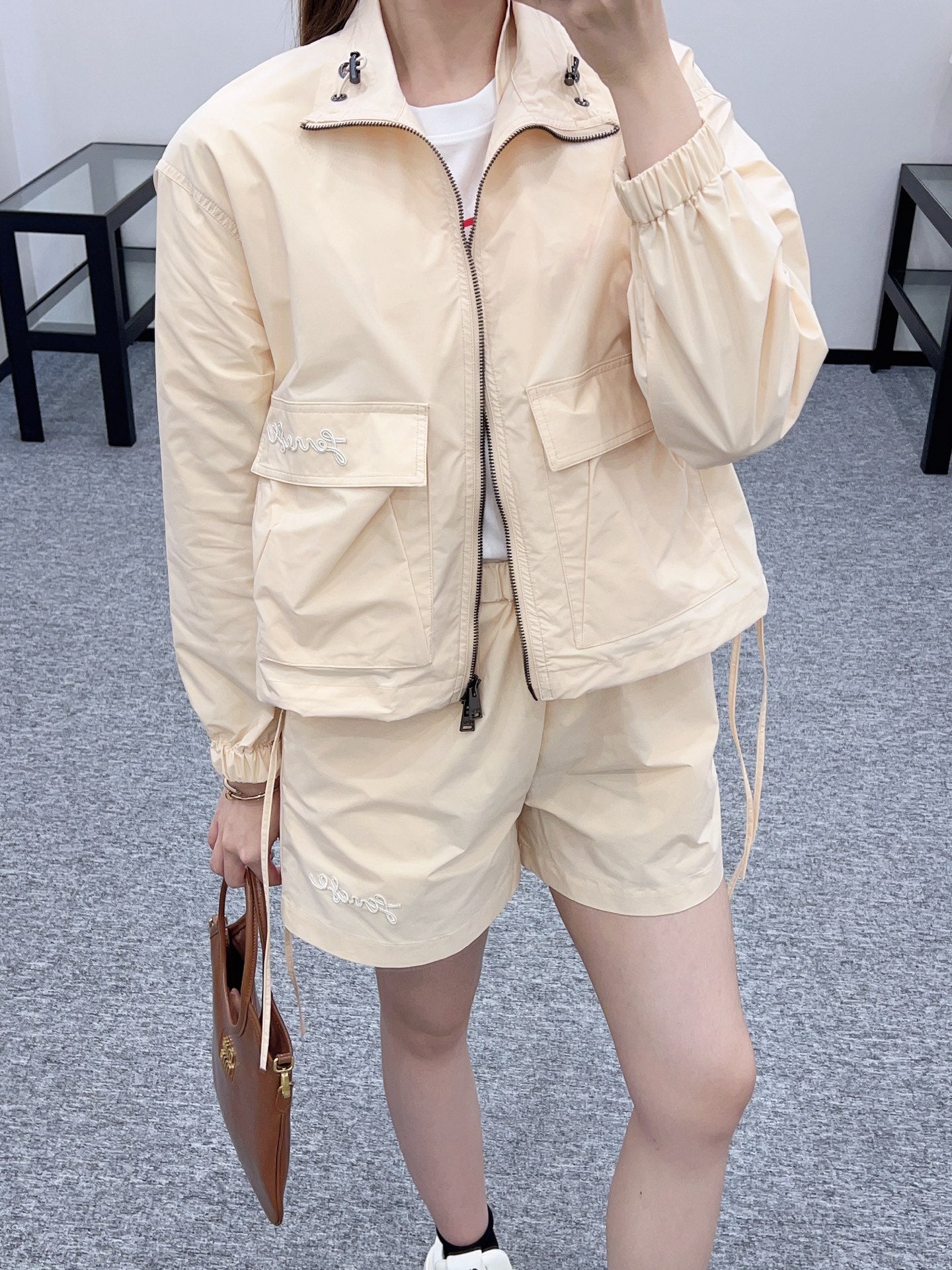 F*♥2025 new products Flight jacket and shorts set