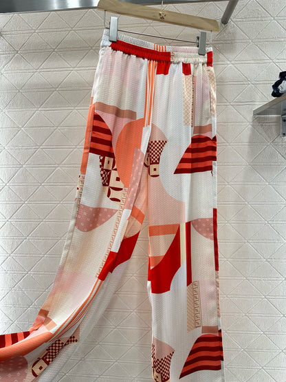 F*♥2025 new products are on sale Printed shirt and trousers set