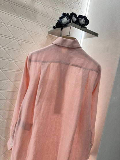 Zm*♥2025 new products are on sale Lapel shirt dress