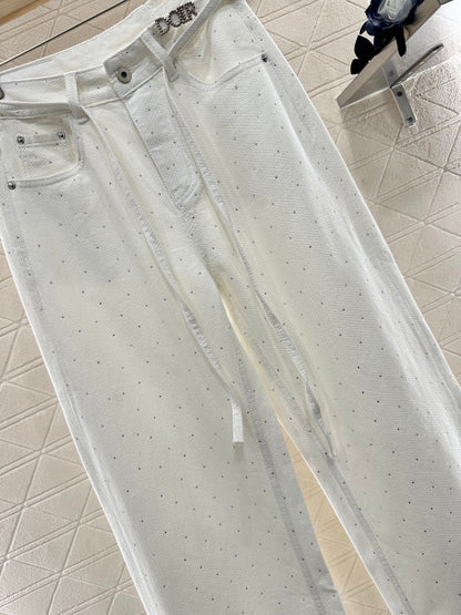 D*♥2025 new products High waist straight jeans