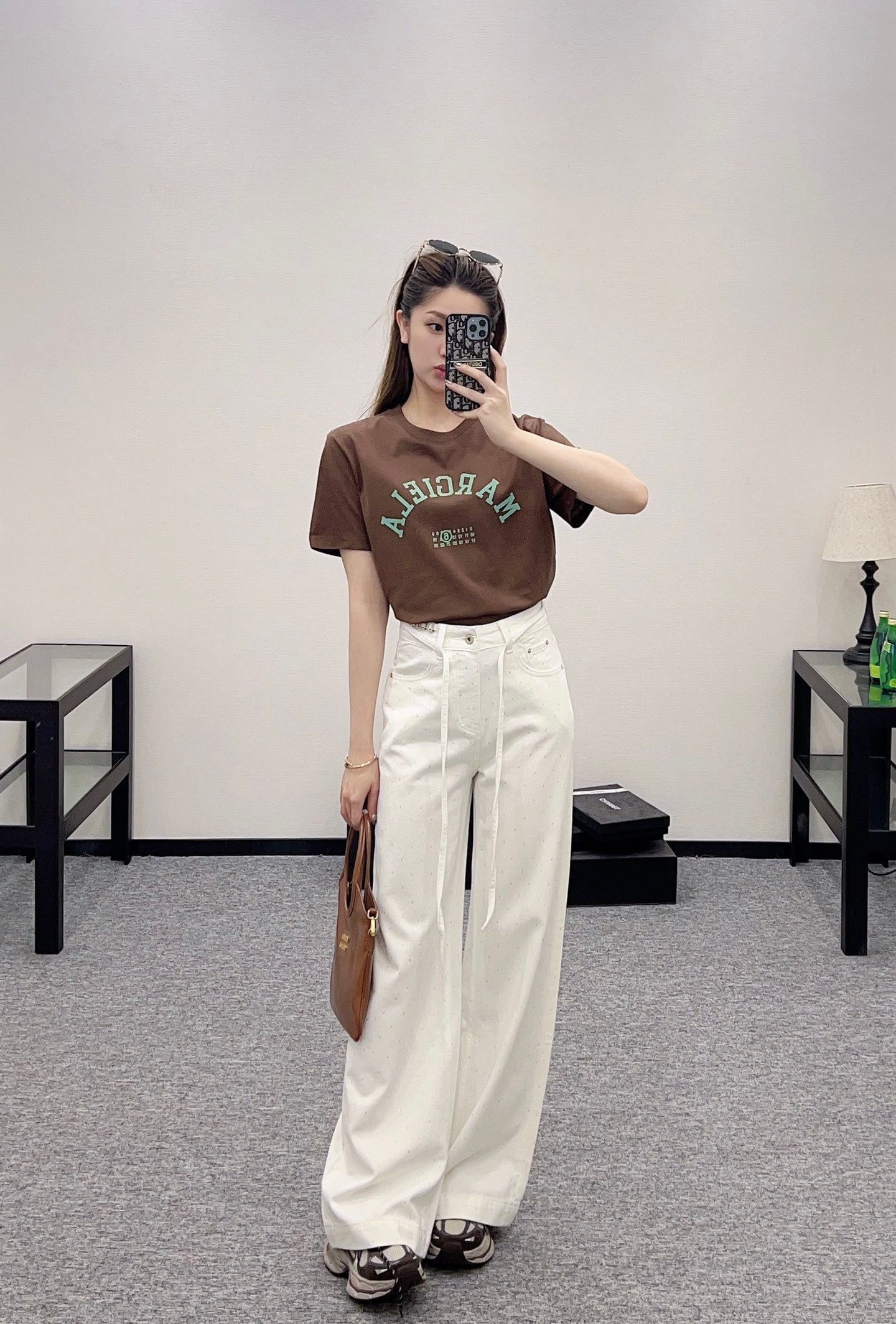 D*♥2025 new products High waist straight jeans