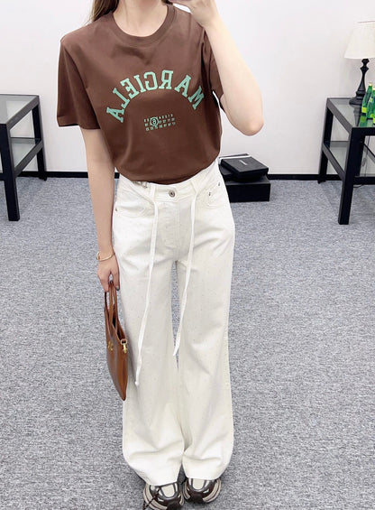 D*♥2025 new products High waist straight jeans