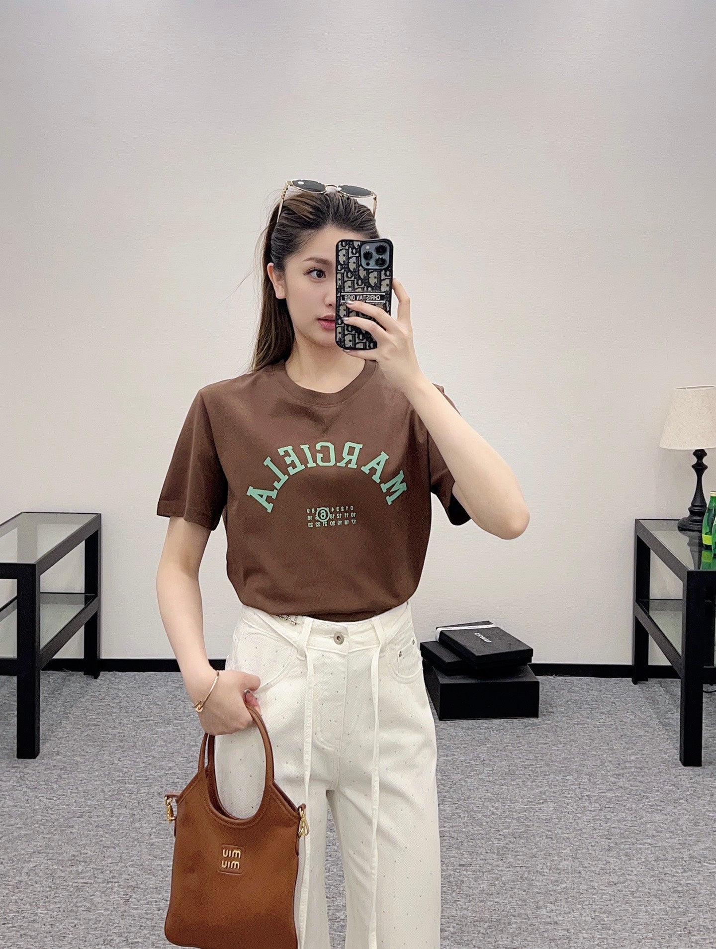 D*♥2025 new products High waist straight jeans