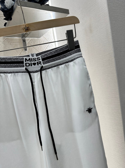 D*♥2025 new products Drawstring wide-leg trousers