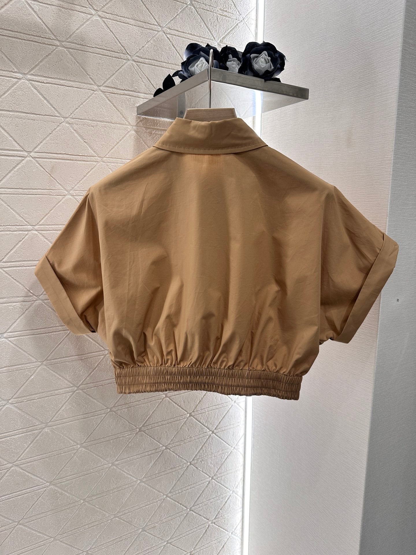 Mi*mi*♥2025 new product Lapel short shirt