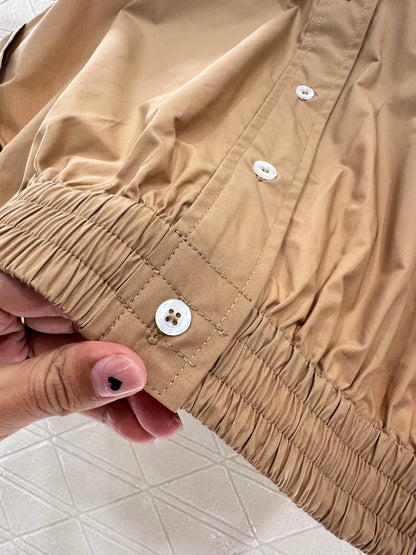 Mi*mi*♥2025 new product Lapel short shirt