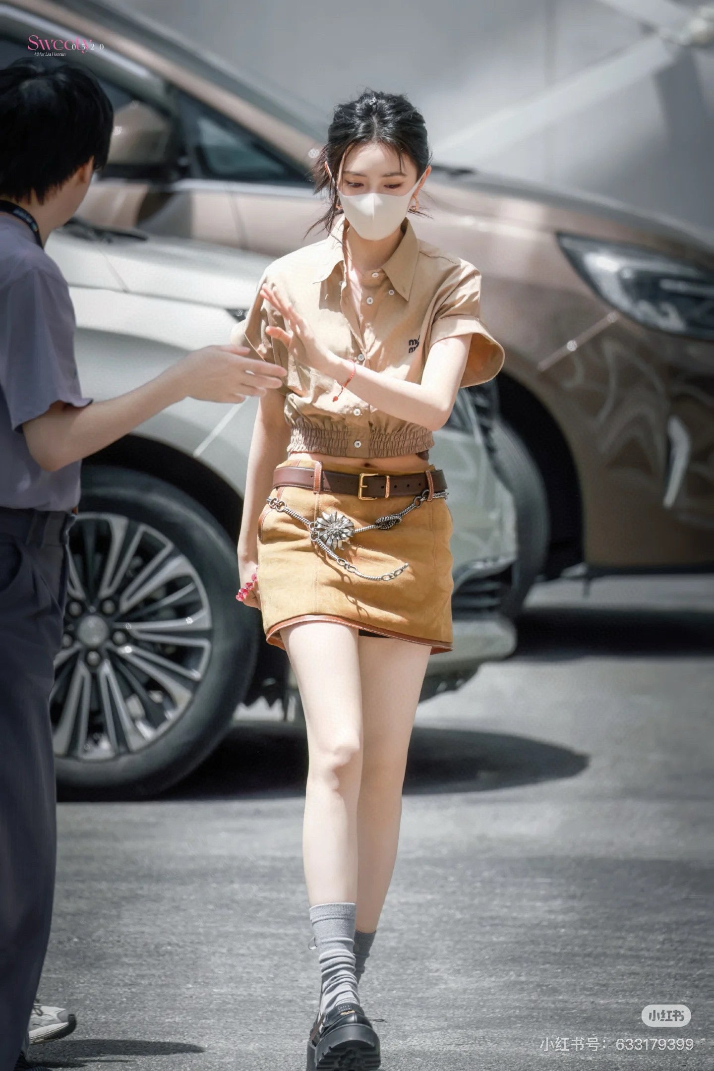 Mi*mi*♥2025 new product Lapel short shirt