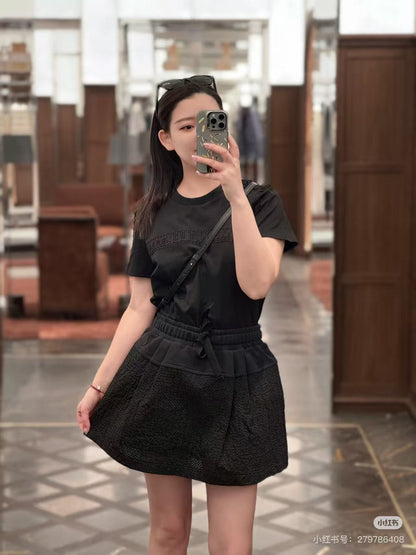 M*♥2025 new product Vest high waist skirt set