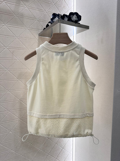 M*♥2025 new product Vest high waist skirt set