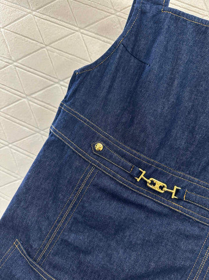 C*♥2025 new products Denim vest skirt