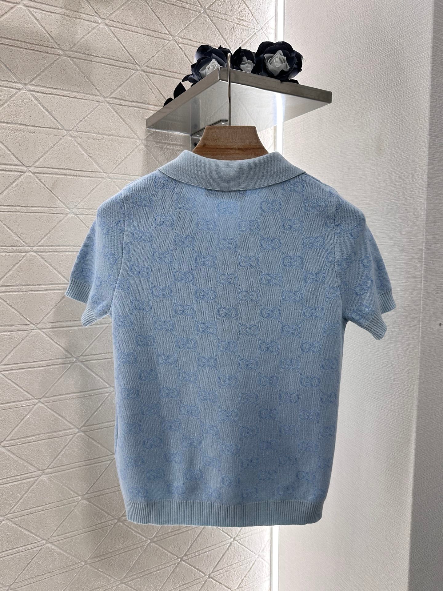 G*♥2025 new product 𝑝𝑜𝑙𝑜 knitted top