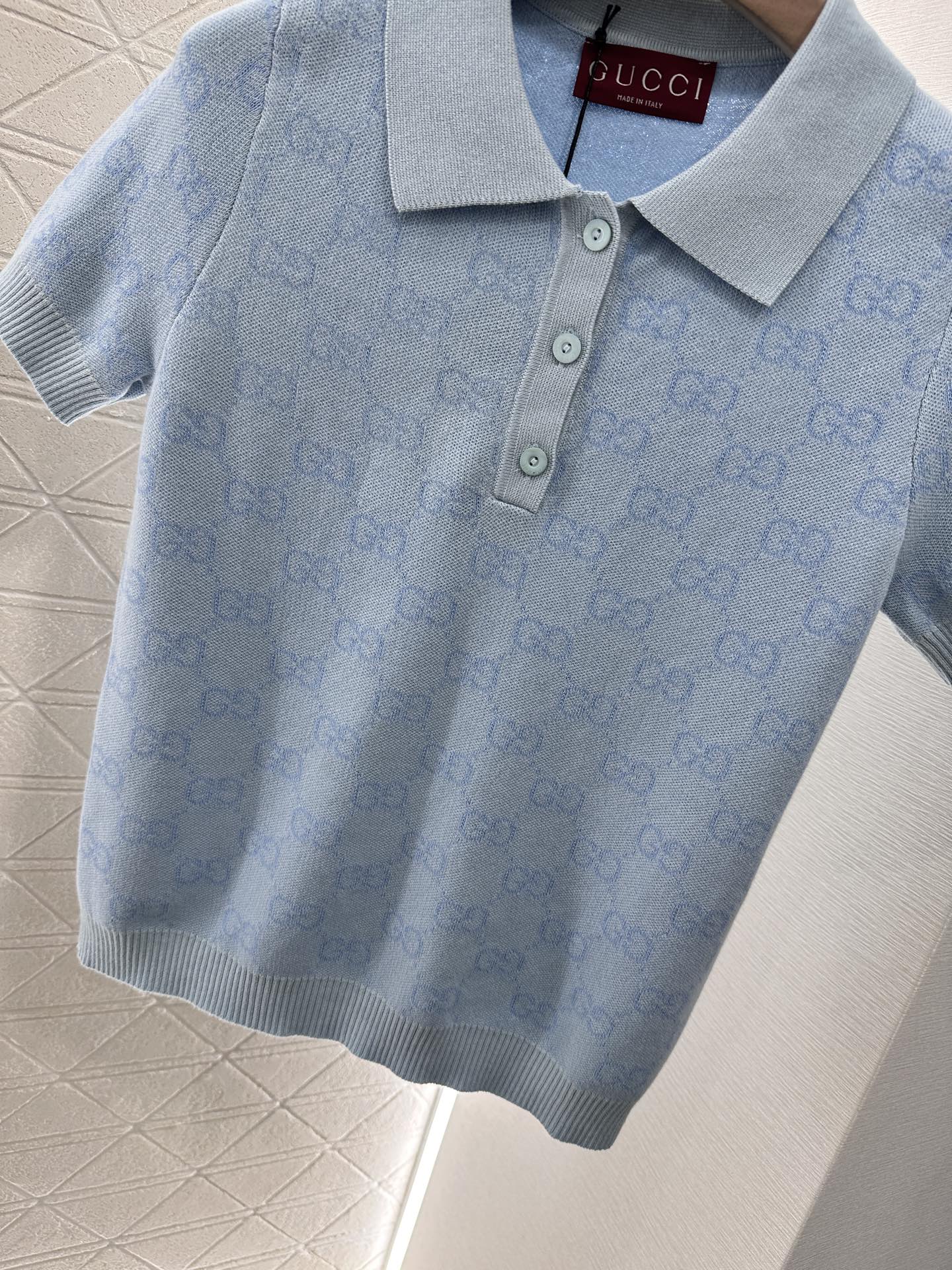 G*♥2025 new product 𝑝𝑜𝑙𝑜 knitted top
