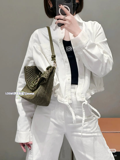 L*♥2025 new product Drawstring jacket