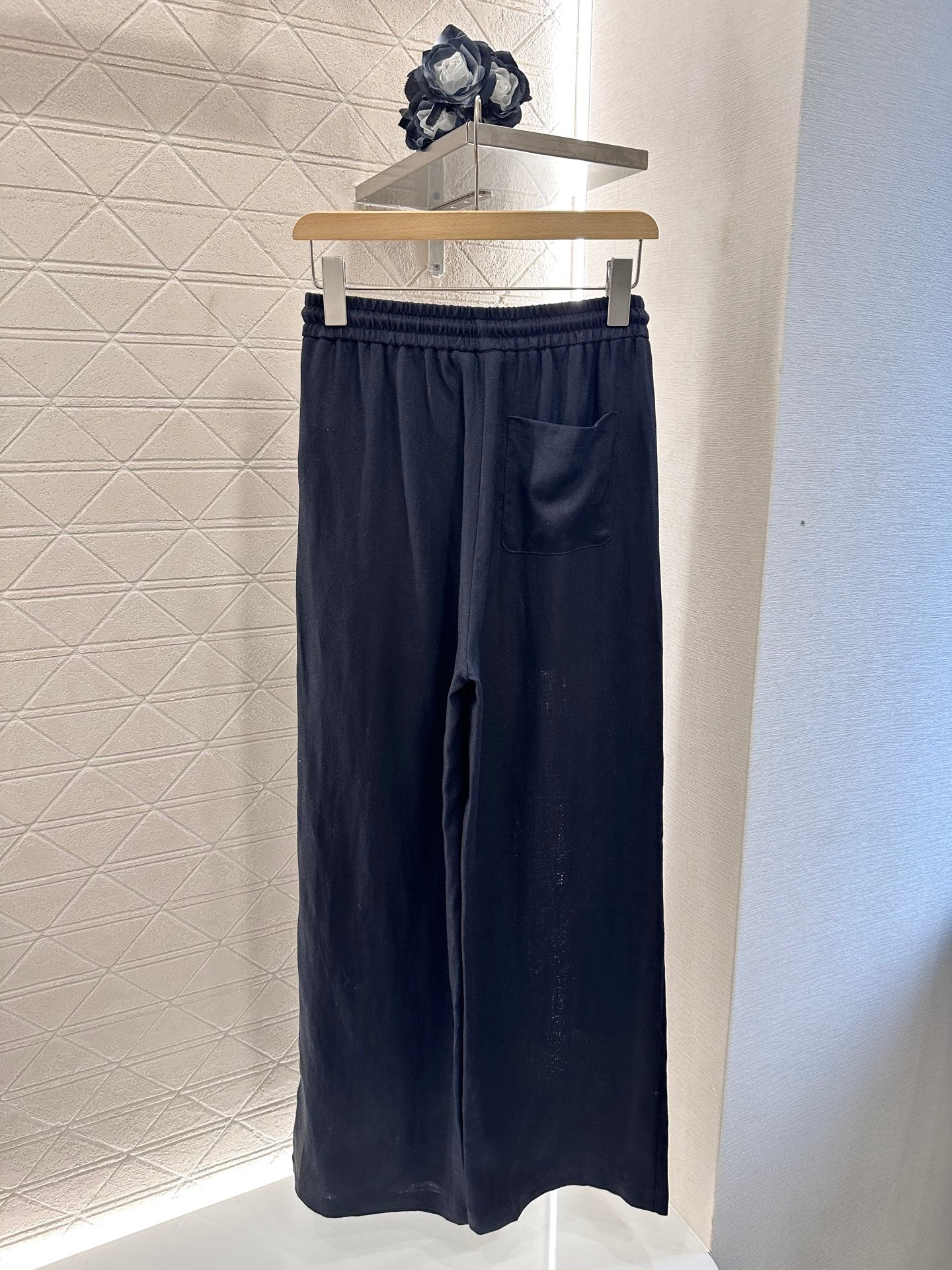 A*♥2025 New Arrivals Embroidered Linen Trousers
