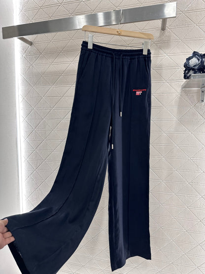 A*♥2025 New Arrivals Embroidered Linen Trousers