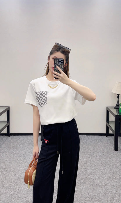 A*♥2025 New Arrivals Embroidered Linen Trousers