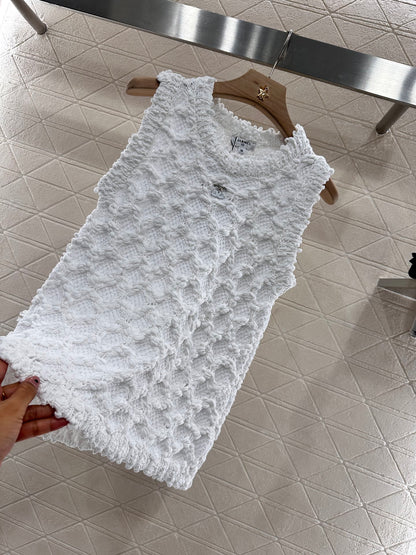 C*♥2025 new product Braided knitted vest