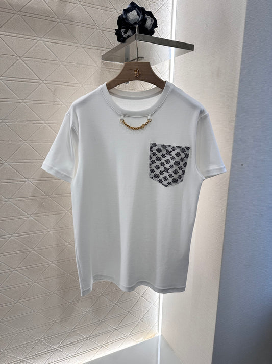 L*♥2025 new product Pocket short sleeve