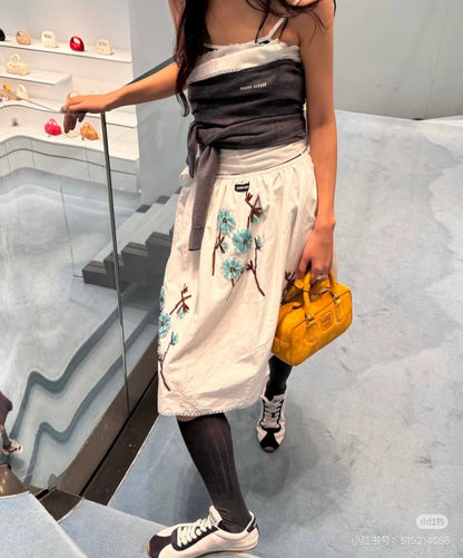 Mi*mi*♥2025 new product Flower skirt