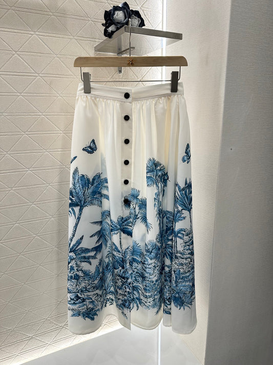 D*♥2025 new product Sling print skirt set