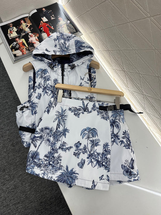 D*♥2025 new product Printed vest set