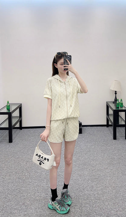 D*♥2025 new product Hooded jacket set