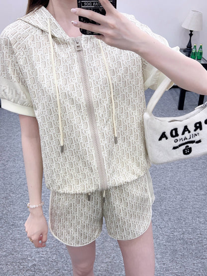 D*♥2025 new product Hooded jacket set